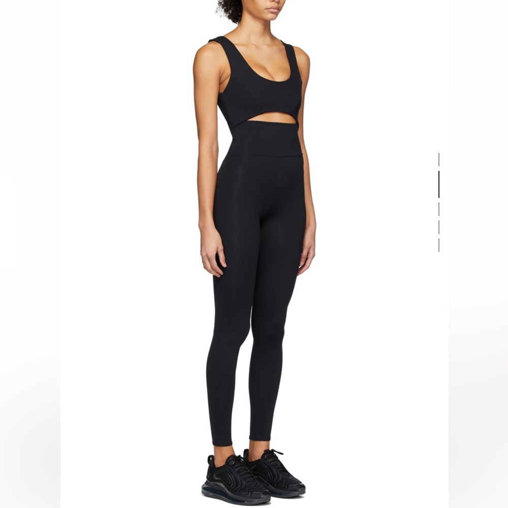 Live the Process Black Cut-Out Bodysuit XS